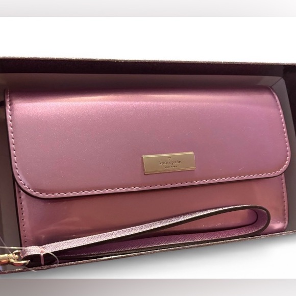 kate spade Handbags - Kate Spade New York Kenzie Wristlet Wallet Quartz Pink IOB